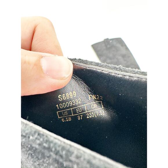 Stuart Weitzman Henley Black Suede Riding Boots 6.5 - Picture 3 of 7